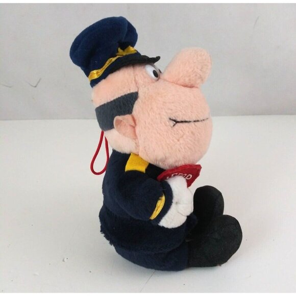 Vintage 1999 Stuffins Frosty The Snowman Police Officer 9" Plush - Picture 5 of 10